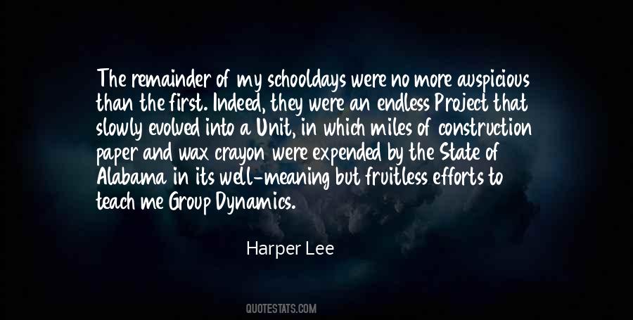 First Project Quotes #158164