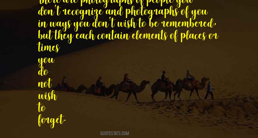 Quotes About Memories Places #1450741