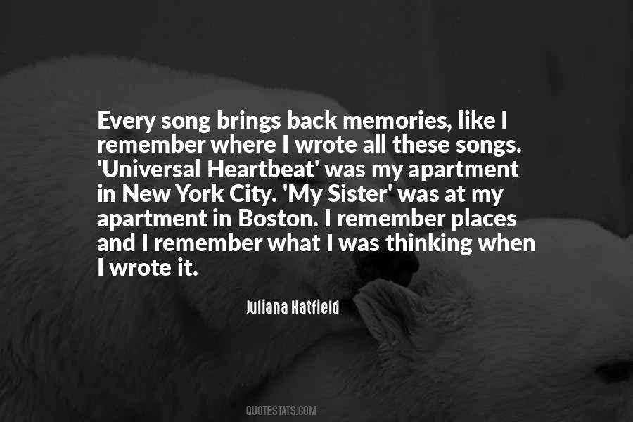 Quotes About Memories Places #1535122