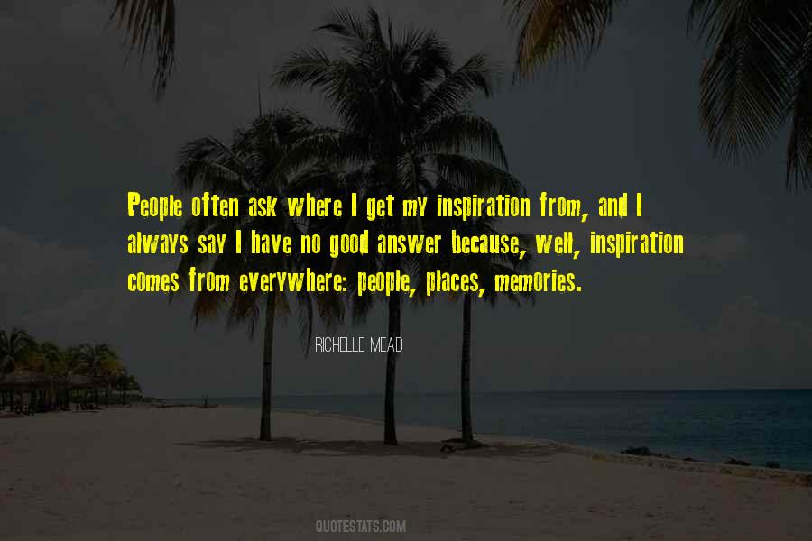 Quotes About Memories Places #1711101