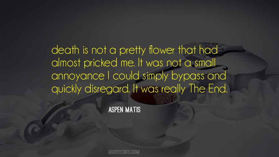 Death Flower Quotes #1063056