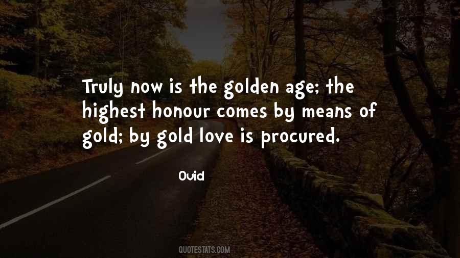 Golden Love Quotes #276227