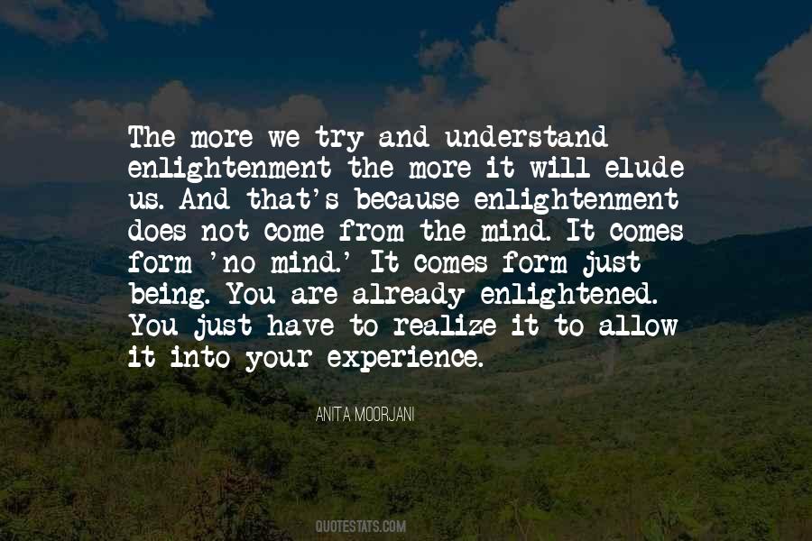 Enlightened Mind Quotes #99006