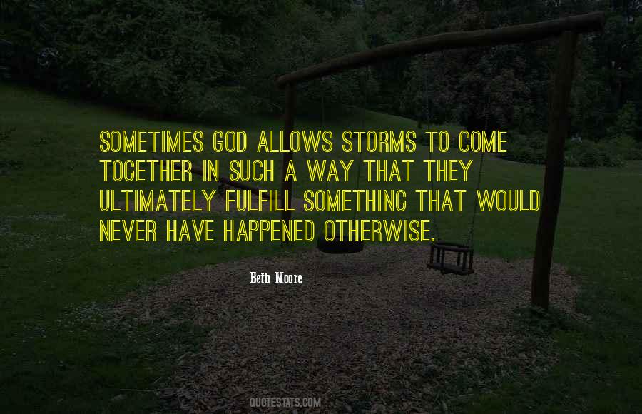 Storm God Quotes #1551306