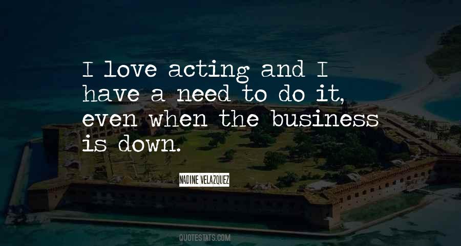 Love And Business Quotes #1754141