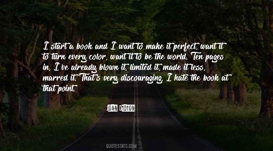 Perfect Start Quotes #1013382