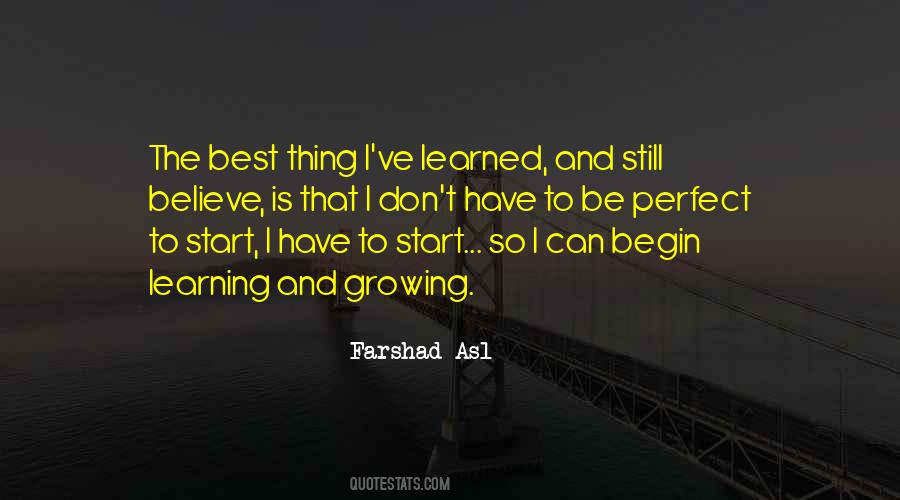 Perfect Start Quotes #502835