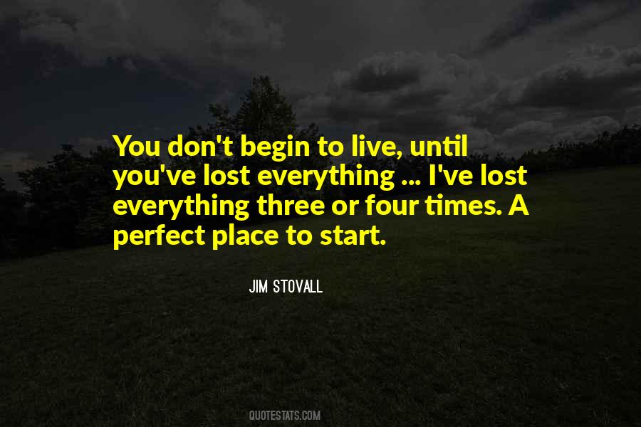 Perfect Start Quotes #933053