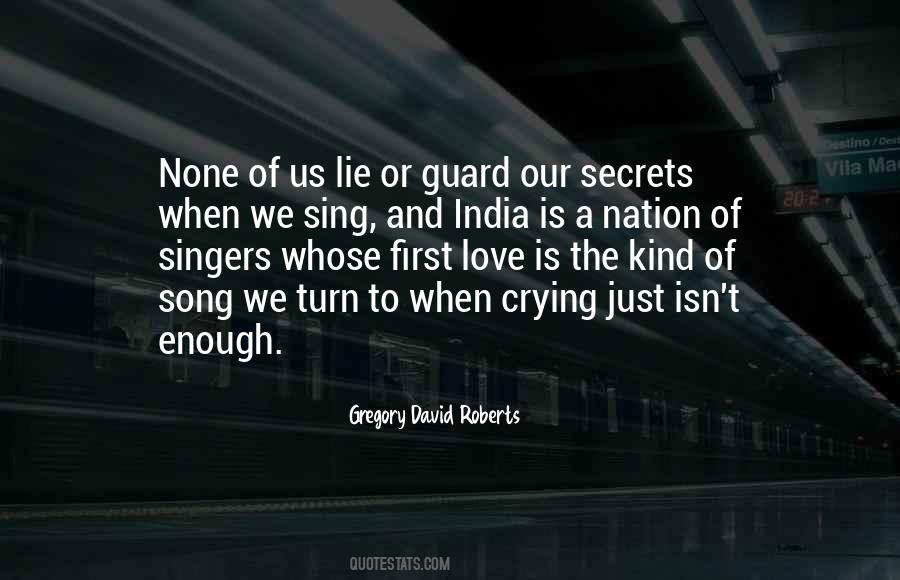 Enough Crying Quotes #424073