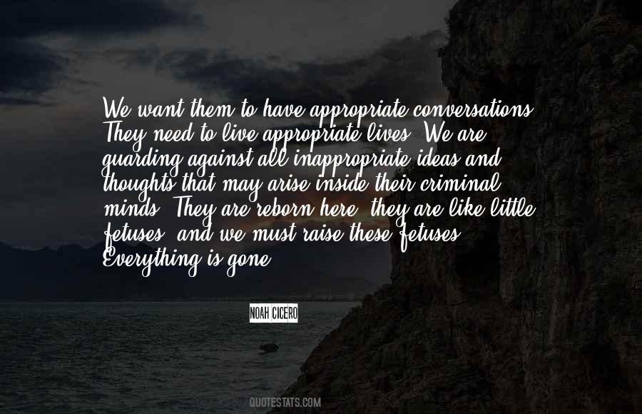 Inappropriate Thoughts Quotes #1729429