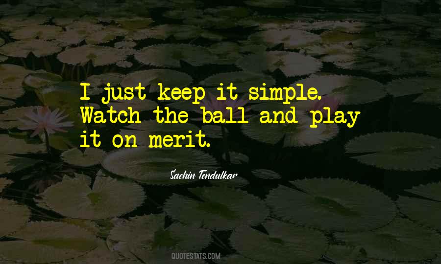 Simple Play Quotes #293705