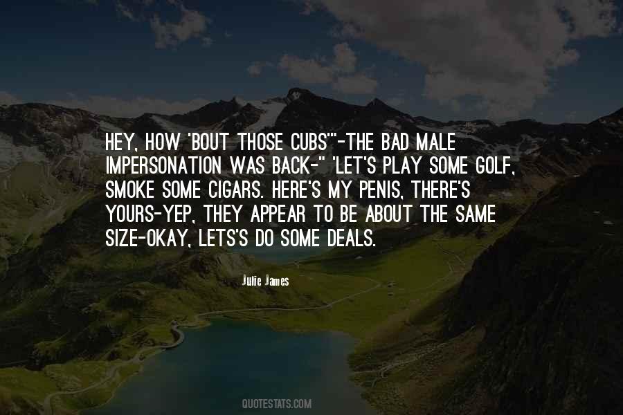 Bad Golf Quotes #320710