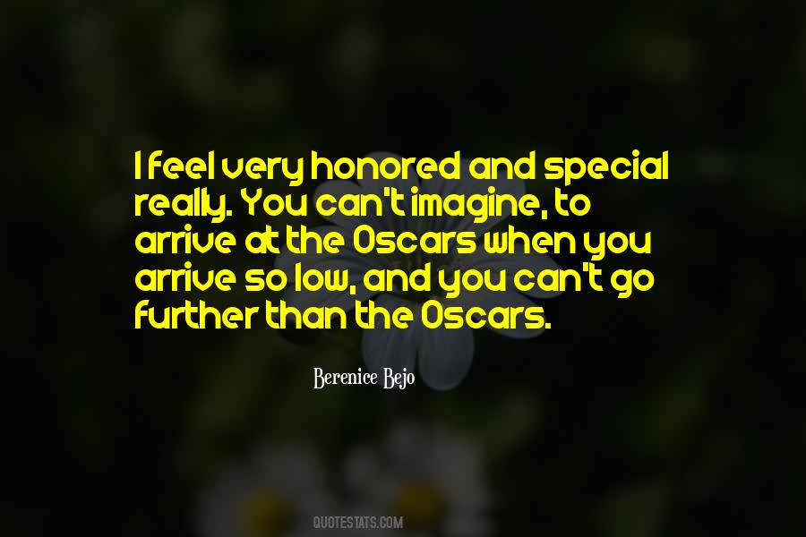 I Feel So Honored Quotes #214086