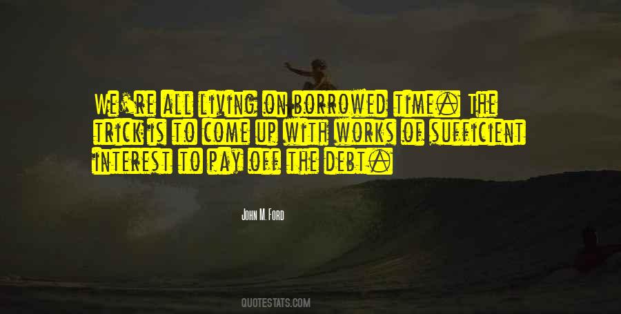 Pay Off Debt Quotes #125573