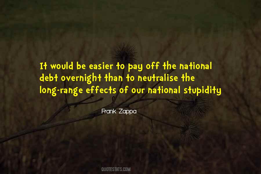 Pay Off Debt Quotes #1446157