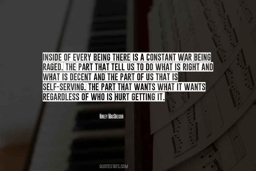War Inside Quotes #1189293