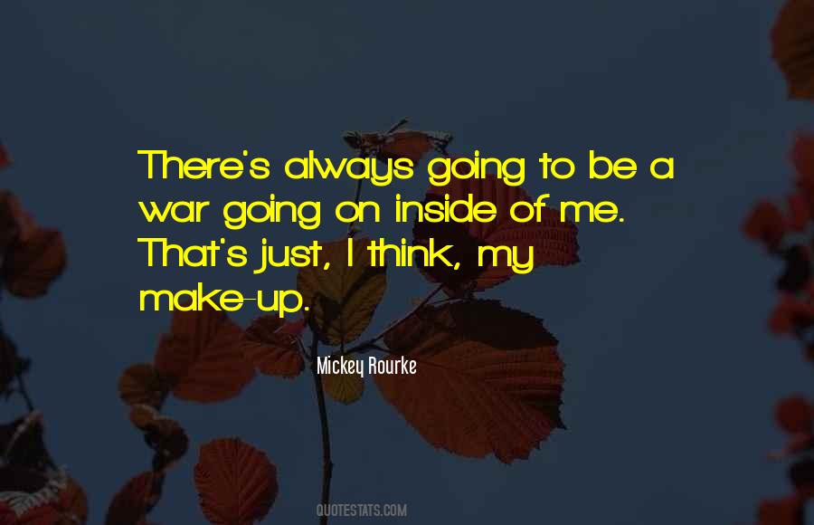 War Inside Quotes #878624