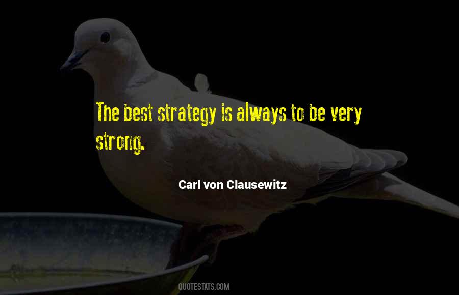 Best Strategy Quotes #263465