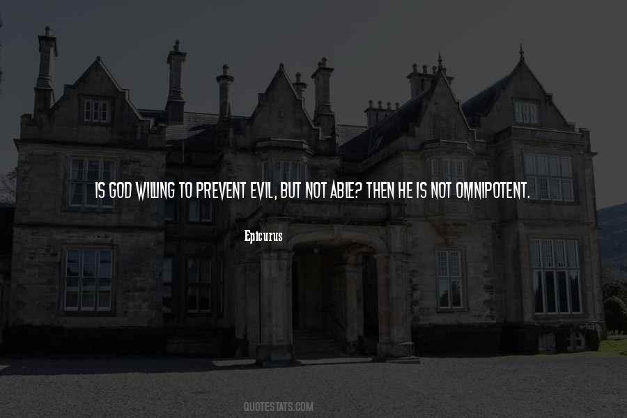 Is God Omnipotent Quotes #1399418