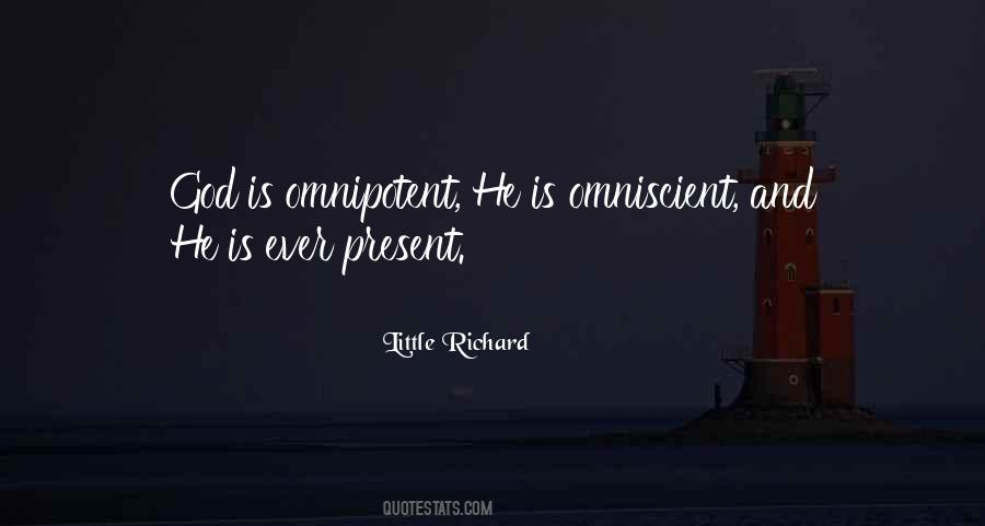 Is God Omnipotent Quotes #1584500