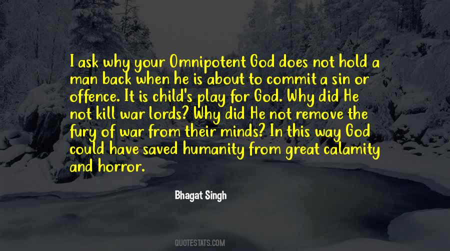 Is God Omnipotent Quotes #410735