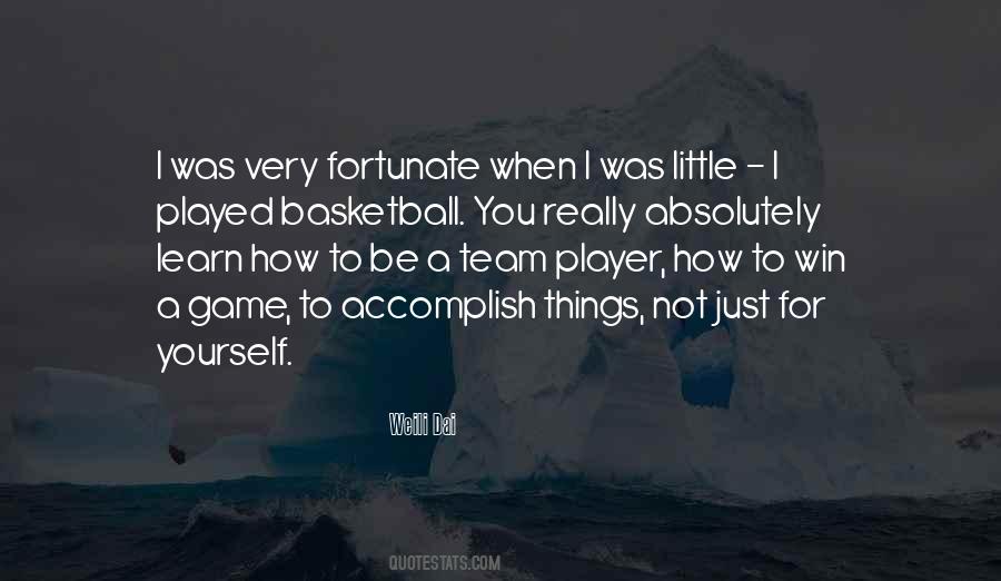 Not A Team Player Quotes #1152217
