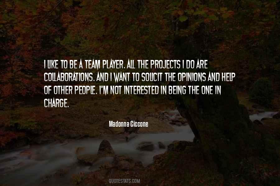 Not A Team Player Quotes #1249419