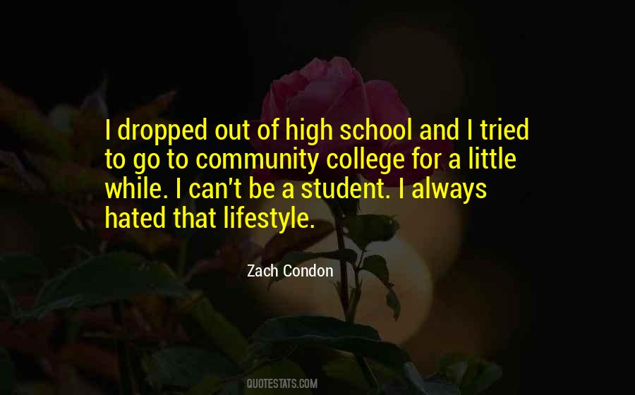 High School To College Quotes #1046148