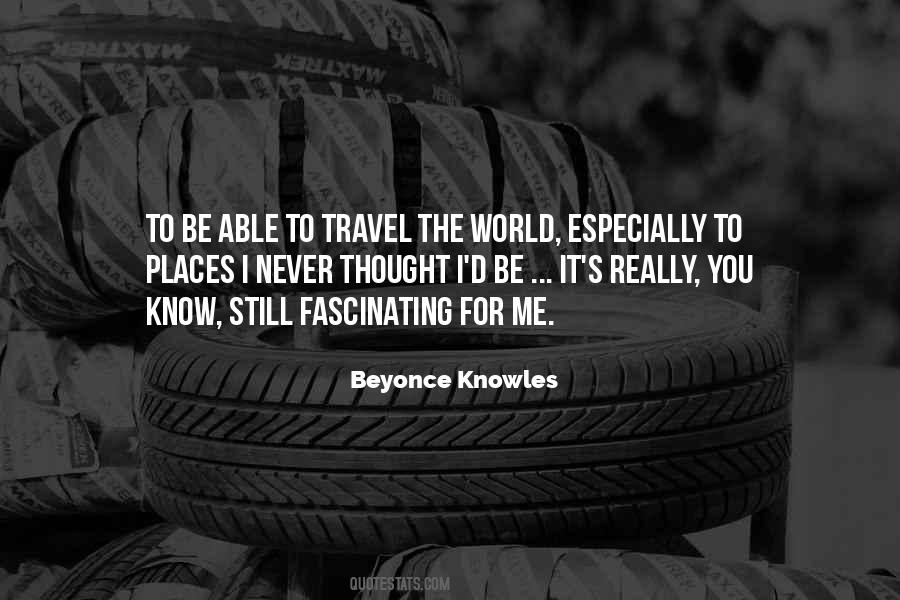 Able To Travel Quotes #85740