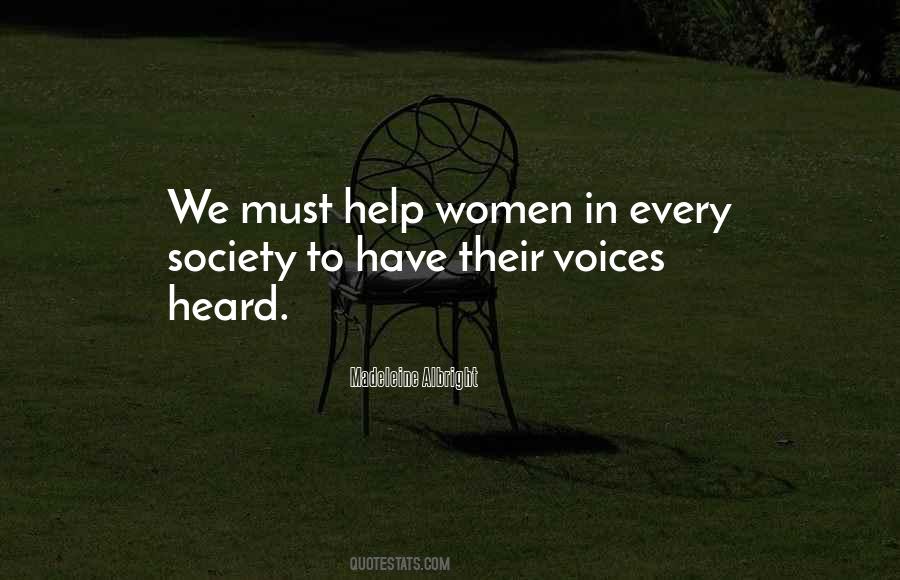 Women Helping Each Other Quotes #76896