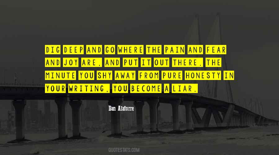 Pain And Fear Quotes #1706214