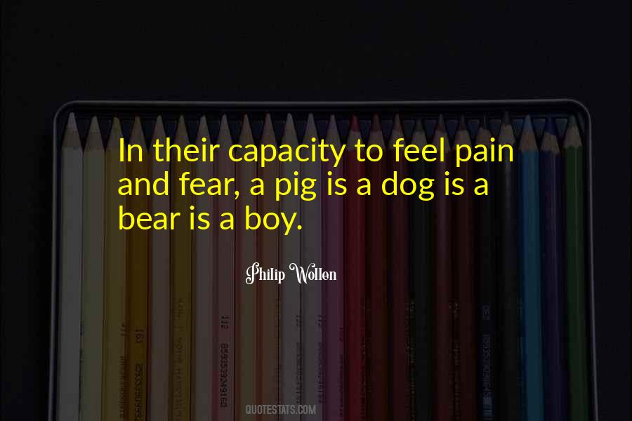 Pain And Fear Quotes #1774586