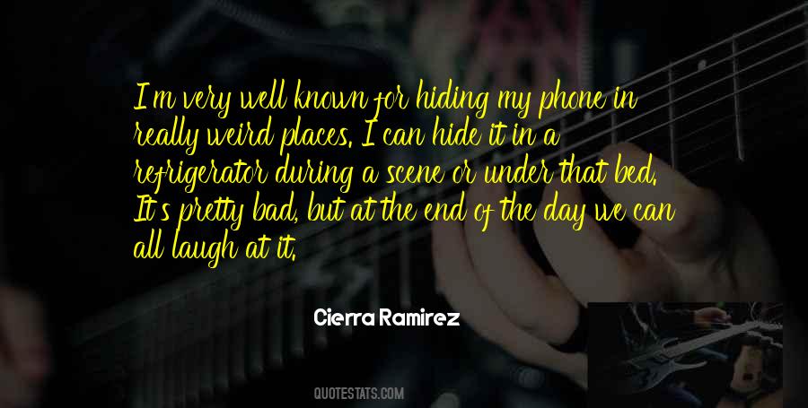 Hiding Under The Bed Quotes #664262
