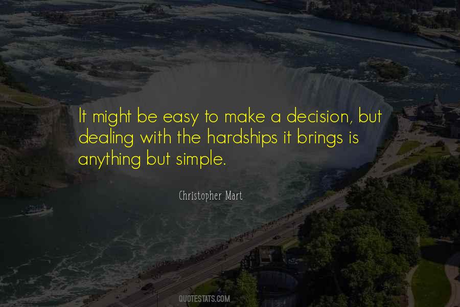 Quotes About Dealing With Hardships #1471655
