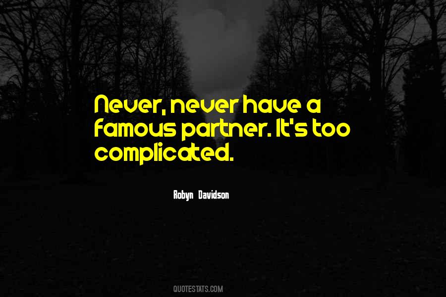 Famous Partner Quotes #203576