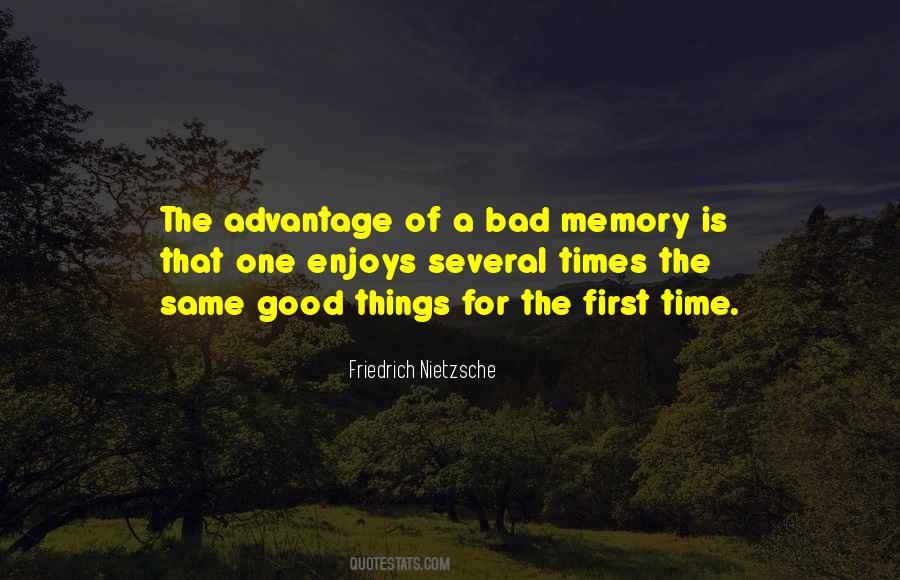 The Memory Of Things Quotes #1151921