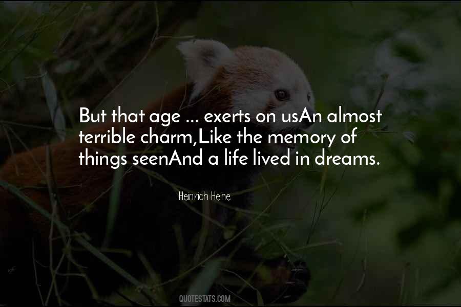 The Memory Of Things Quotes #1247428