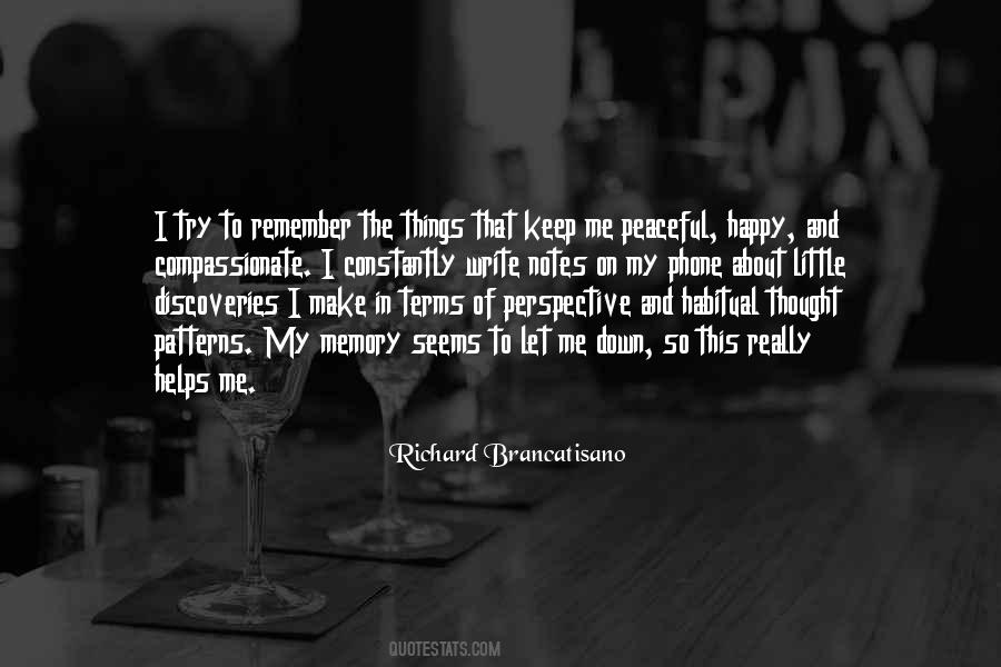 The Memory Of Things Quotes #1317676