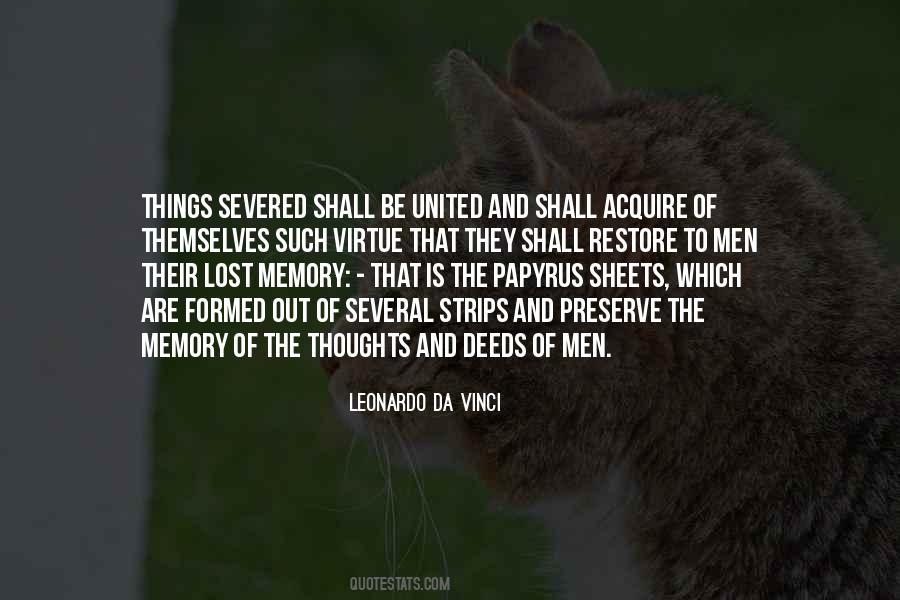 The Memory Of Things Quotes #1433870