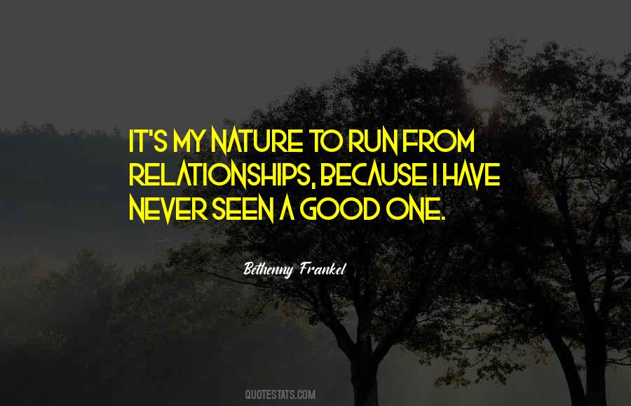 Nature Run Quotes #617329