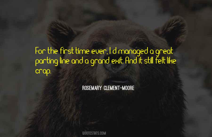 Time To Exit Quotes #1753288