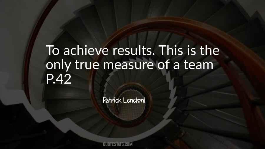 Team Results Quotes #1234928