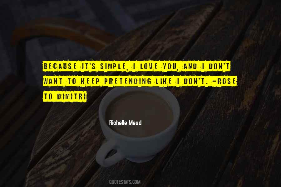 Love Simple Quotes #997767