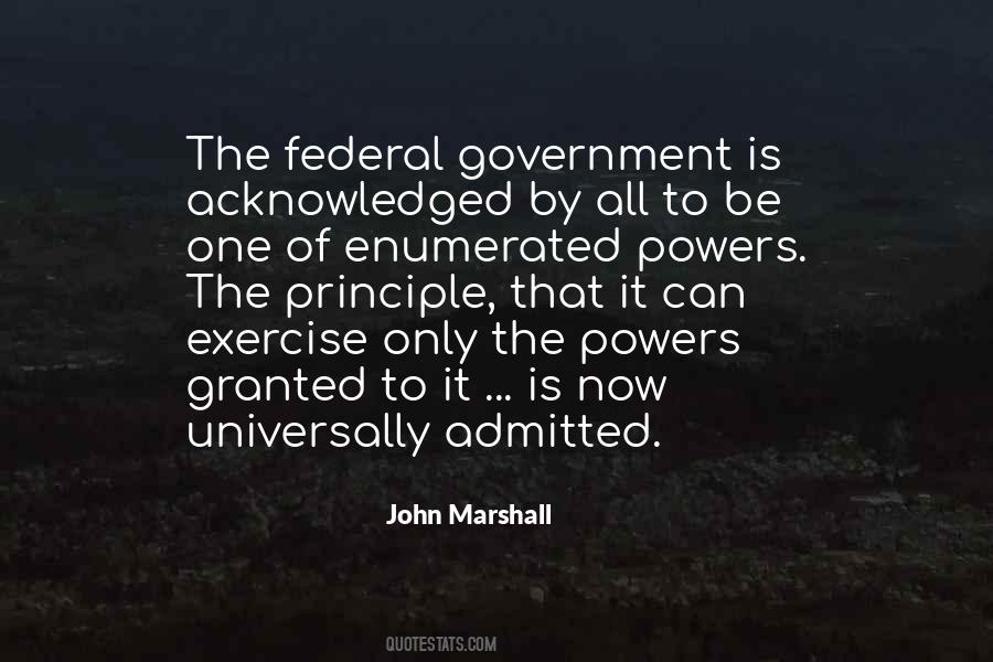 Enumerated Powers Quotes #1409417