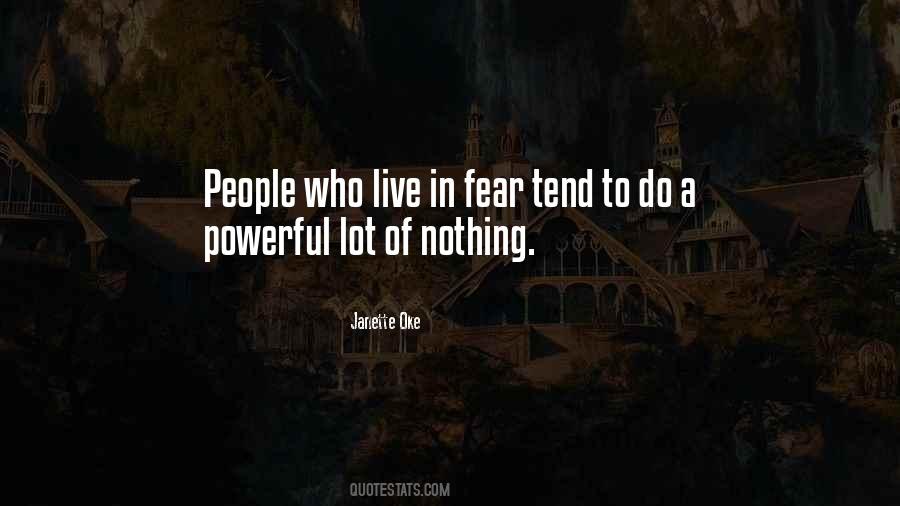 In Fear Quotes #1338998