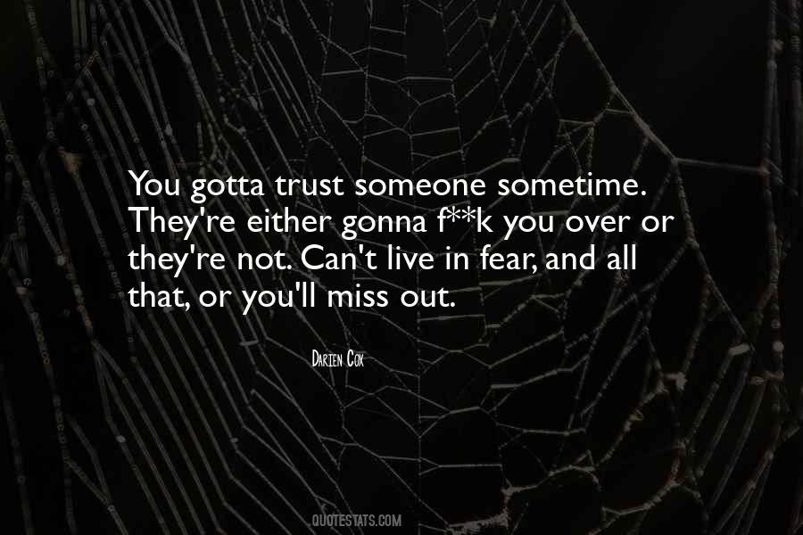 In Fear Quotes #967984