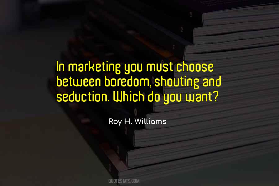 And You Choose Quotes #430890