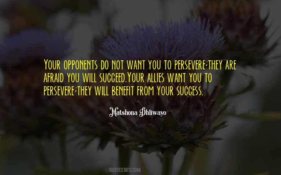To Persevere Quotes #24280