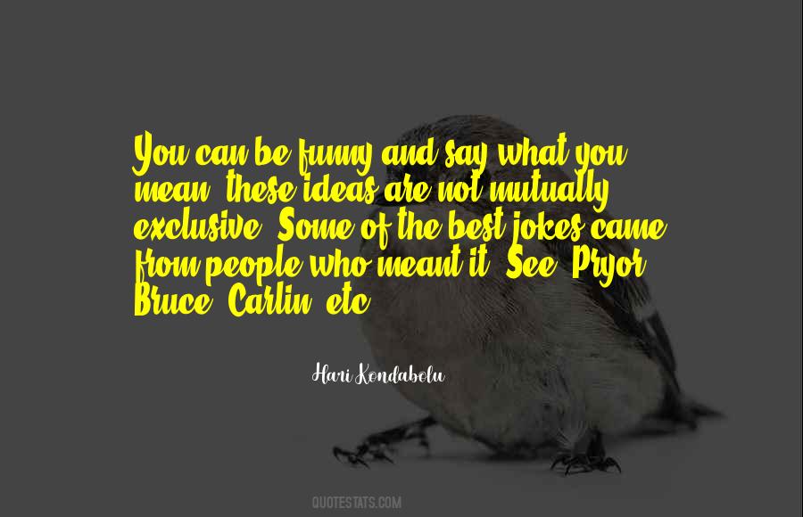Mean Jokes Quotes #313958