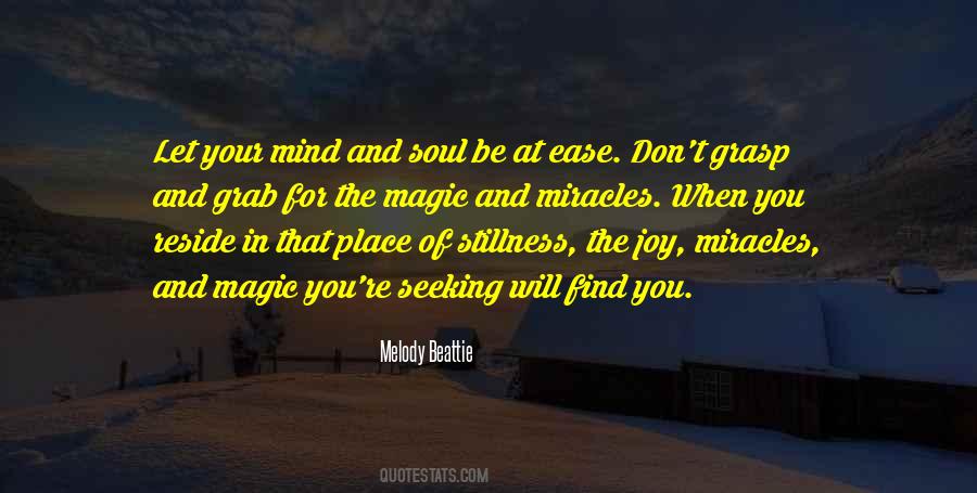 Magic And Miracle Quotes #1443442